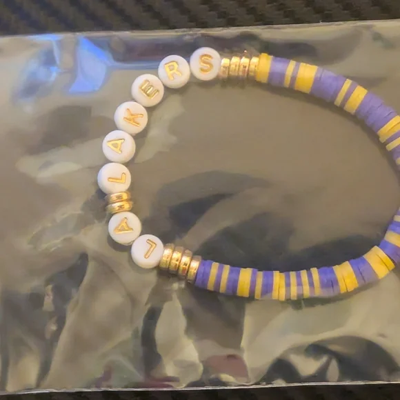 LA Lakers Handmade Bracelet - Picture 4 of 4